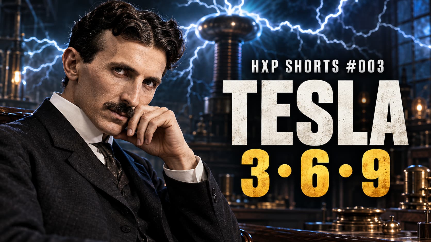 Artwork for HXP SHORTS #003 – Nikola Tesla Deconstructing the 369